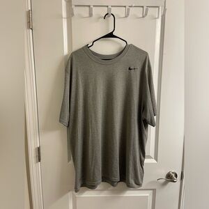 Grey Nike Dri Fit tee shirt